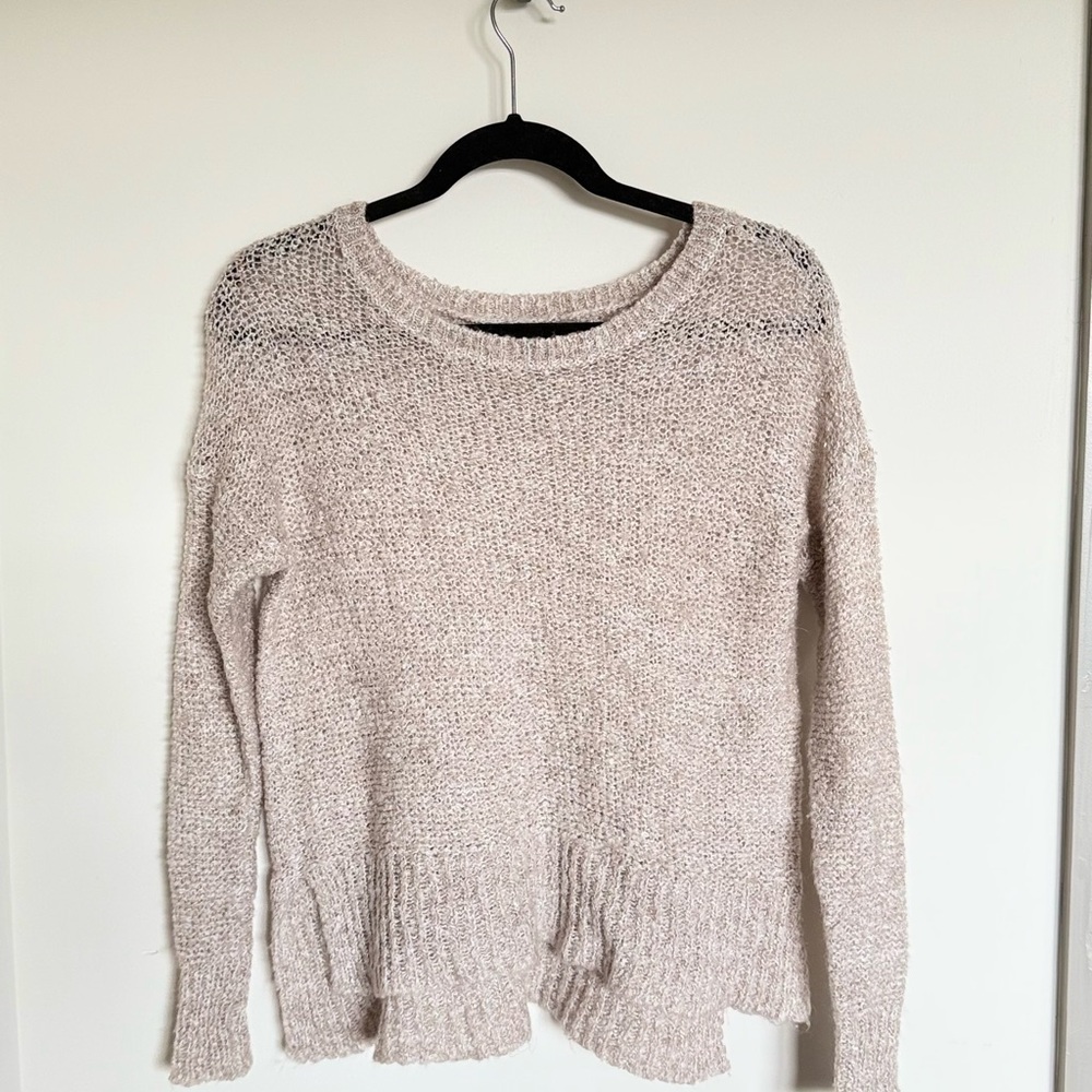 American Eagle Women's Cream Sweater